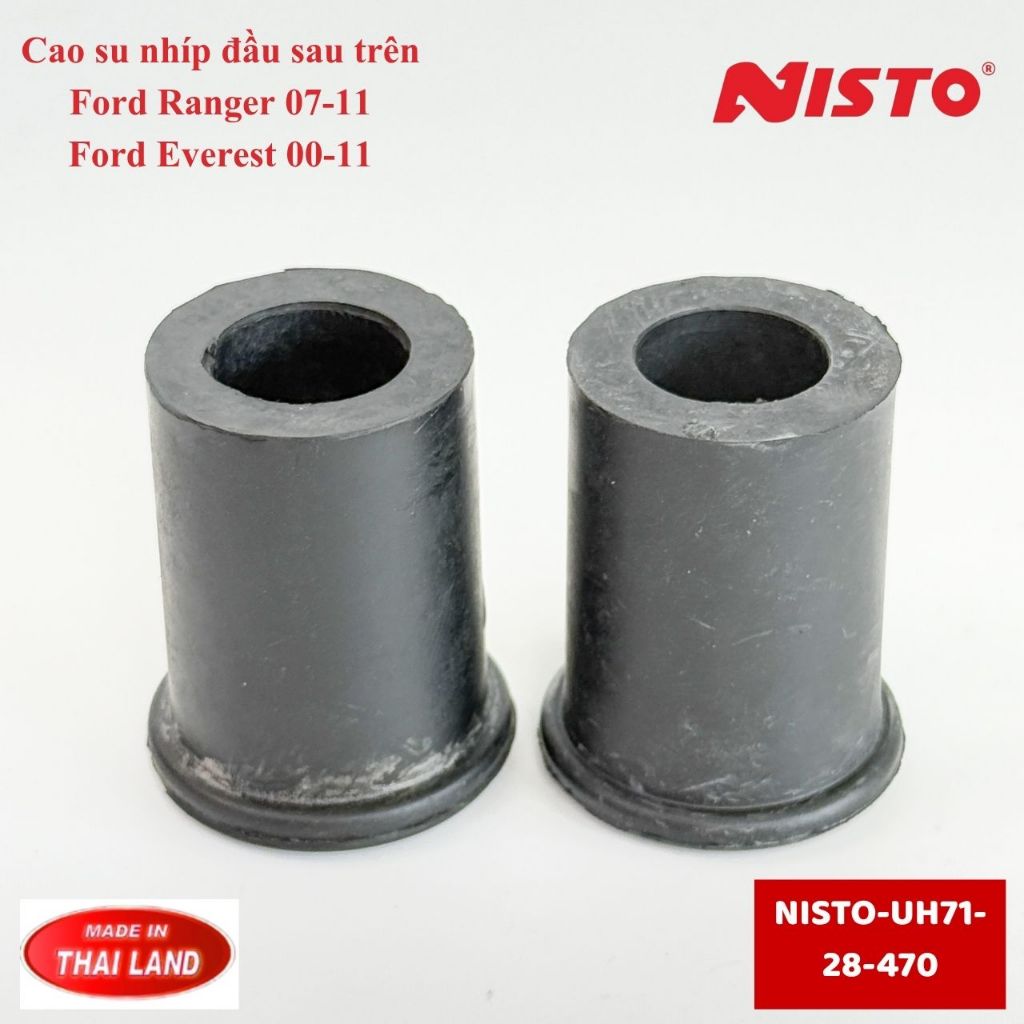 (คู่) ยางสปริงหัว (หน้า หลัง และ กลาง) Ford Ranger/Everest 98-11,Mazda B-T50 06-12 (Nisto Thai)
