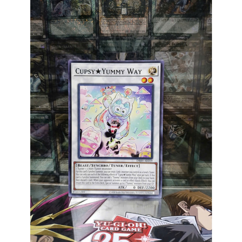 [ Do Lac 2 - โปรดดูคําอธิบาย ] การ์ด Yugioh AE Cupsy Mint90?Yummy Way - ทั่วไป