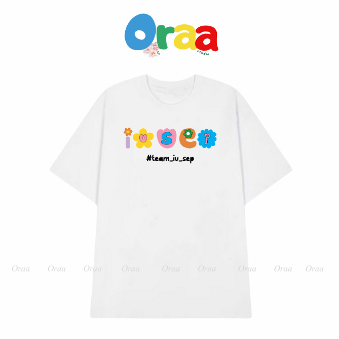 Hot Trend เสื้อยืด Unisex IU SONG ORA STUDIO Local Brand Cotton 100%