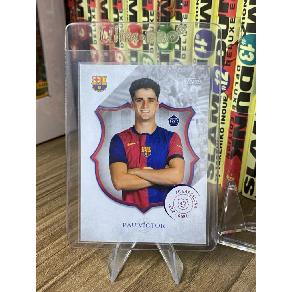 [HARD CARD, หายาก]Pau Victor RC Topps Barcelona Player Card 125th Anniversary FC Barcelona 18
