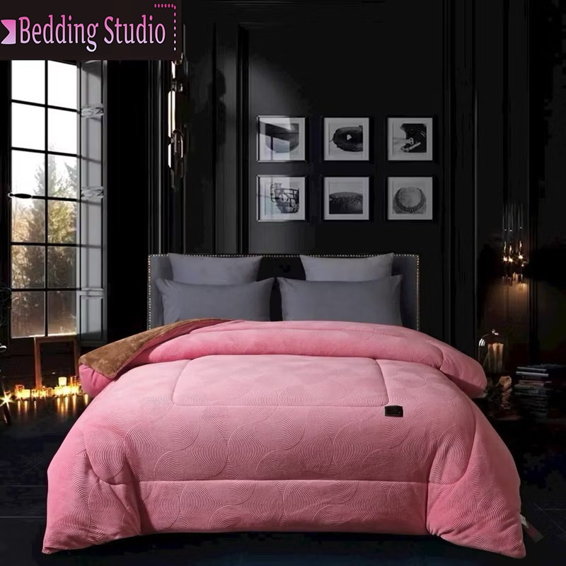 LUXURY French Sheepskin LUXURY ผ้าห่มสายเกาหลี French Merino แกะรู้สึก VIP ขนแกะ ขนาด: 2mx2m3