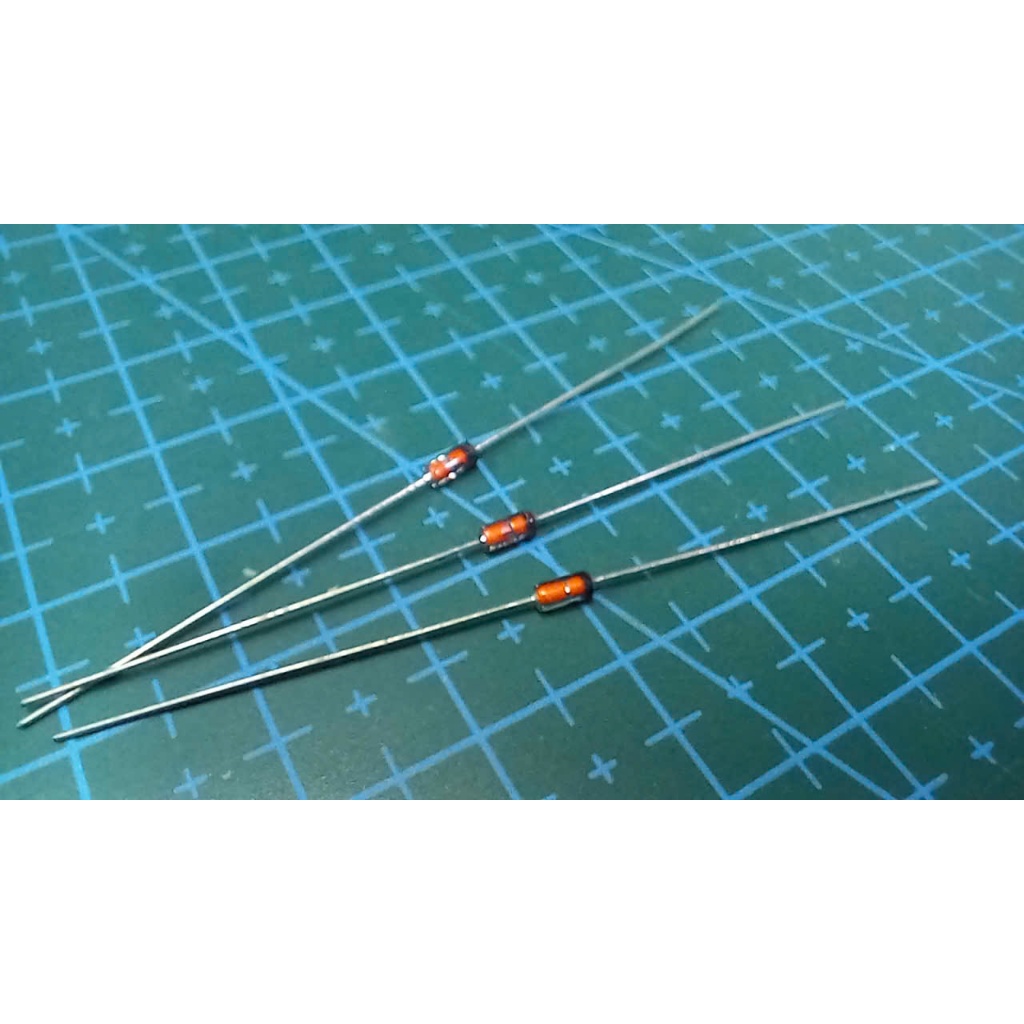 [10 ชิ้น] Zener diode 5,6V 5% 500 mW รูเจาะ 2 ขา DO-35