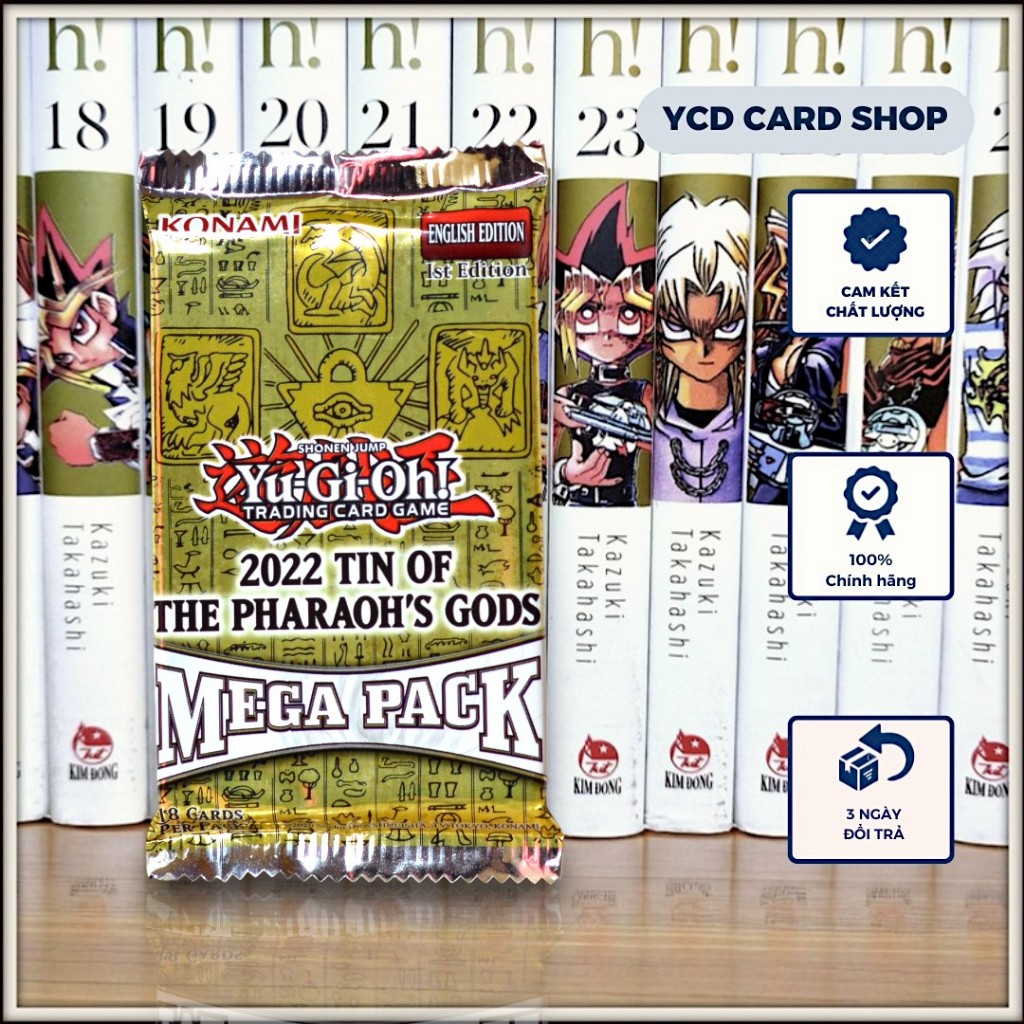 [YCD Shop] ของแท้ Yugioh Card Pack Mega pack 2022 Tin of the Pharaohs Gods