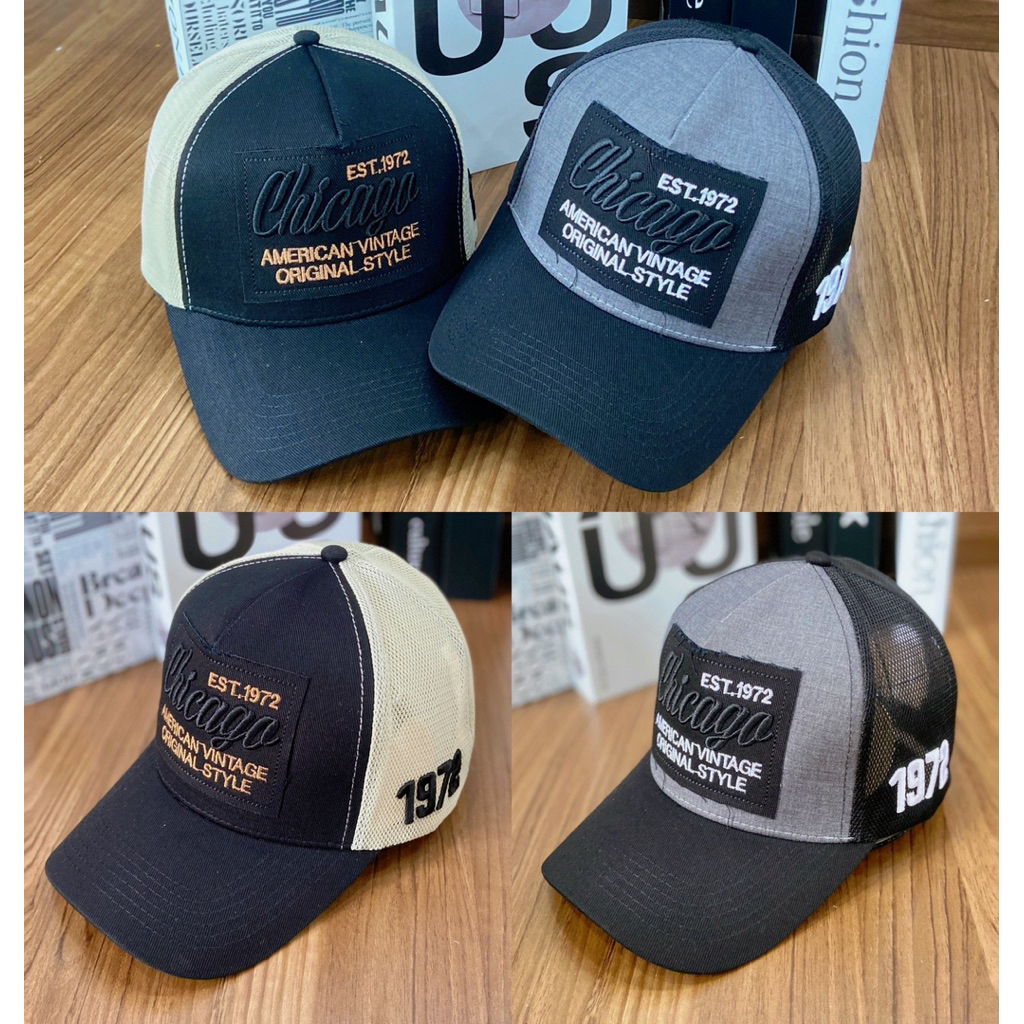 CHICAG0 1972 คุณภาพสูง FASHION BOY CAP