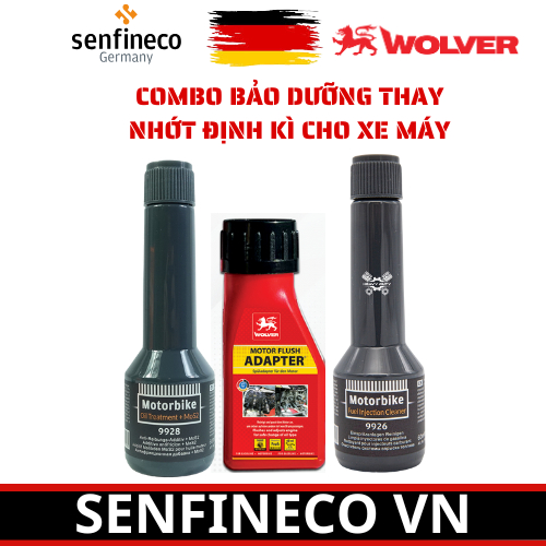 การบํารุงรักษาปกติ Combo สําหรับรถมอเตอร์ไซค์ Senfineco/Wolver - Senfineco 9926 - Senfineco 9928 - W