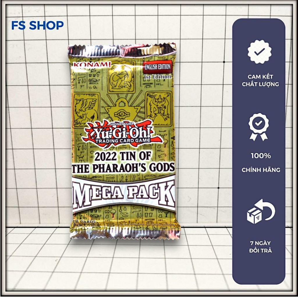 [FS Shop] ของแท้ Yugioh Card Pack Mega pack 2022 Tin of the Pharaohs Gods