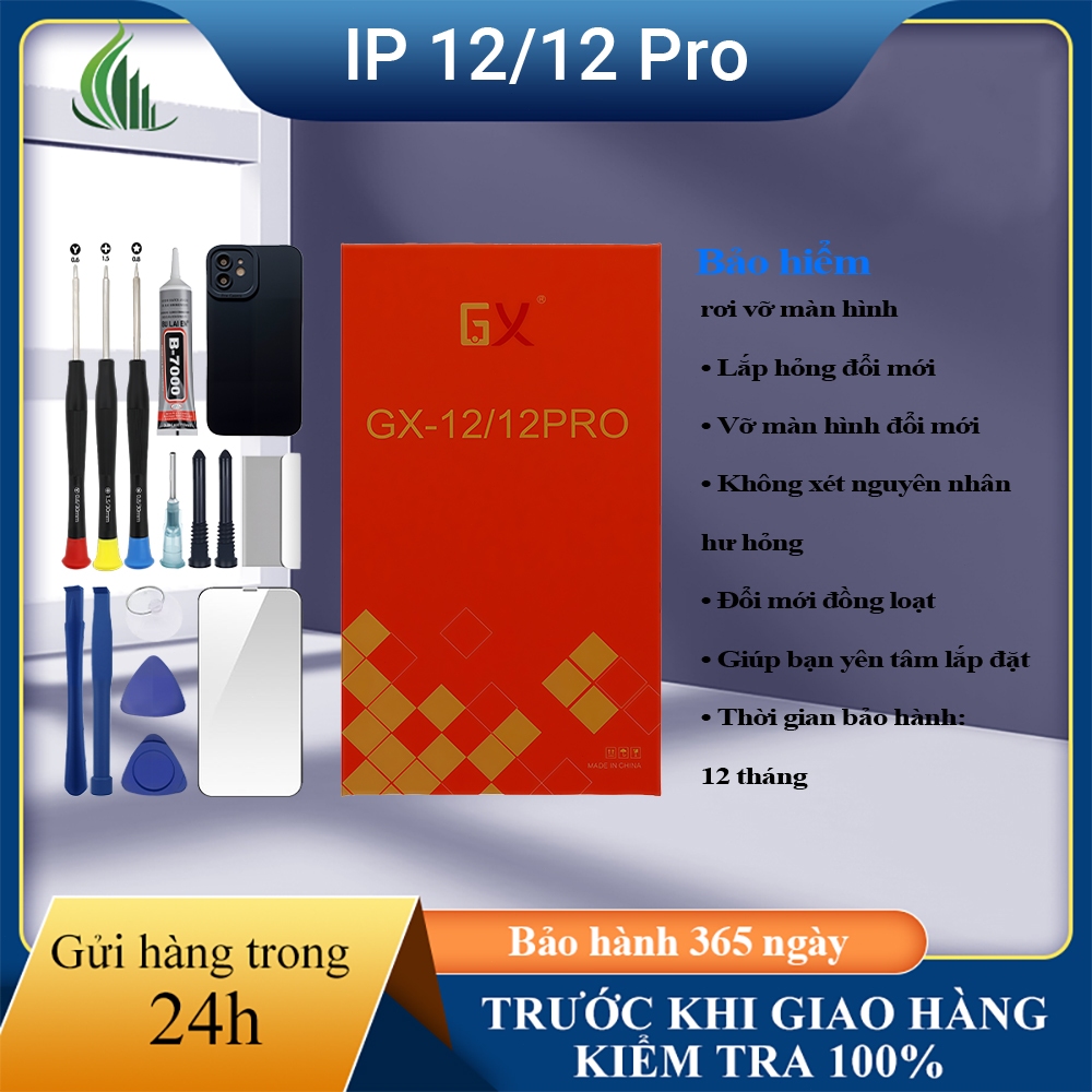 จอ GX ของแท้เข้ากันได้กับ iPhone 12 Pro ทดสอบ 100%