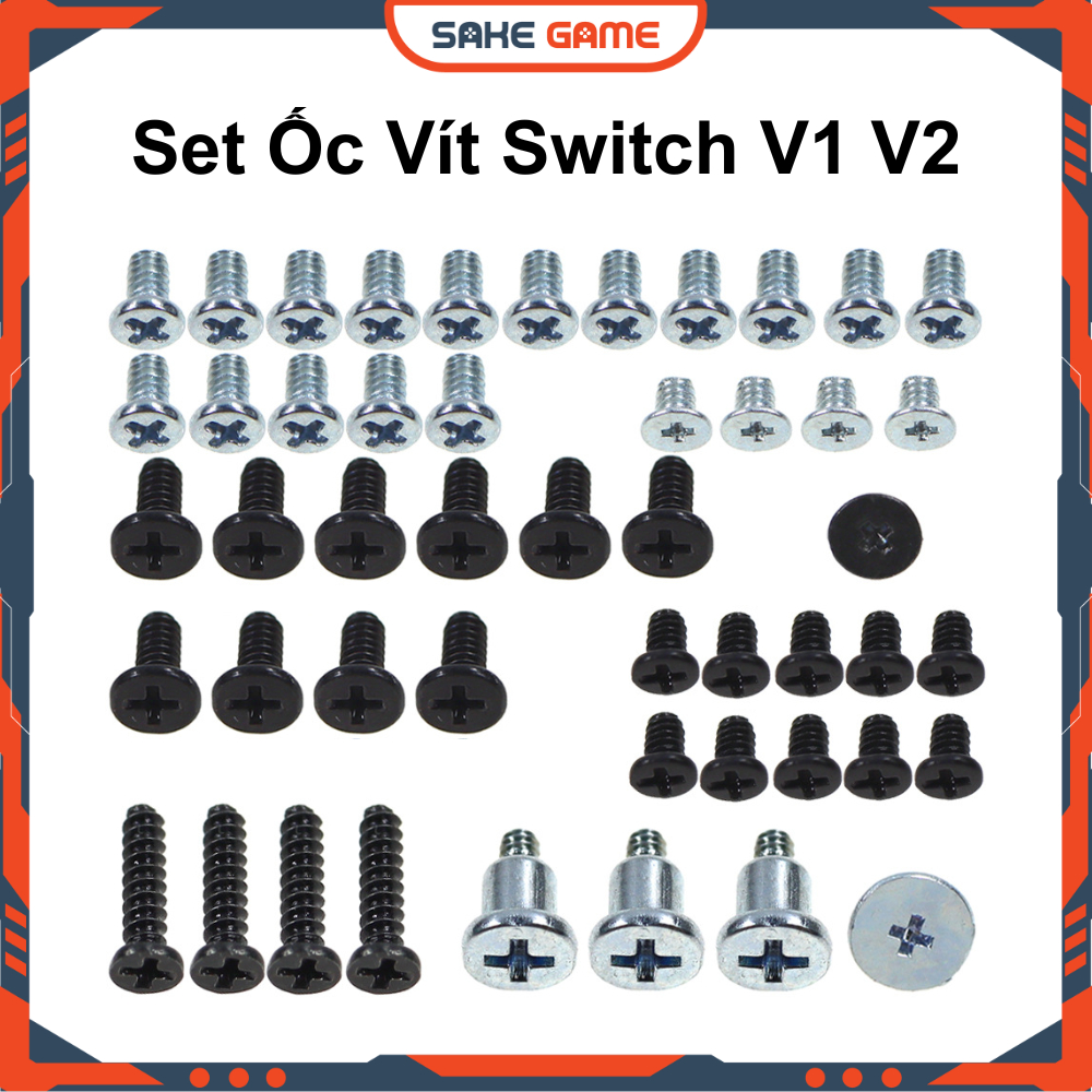 ชุดสกรูสวิตช์ Nintendo V1 V2 ชุดสกรูสวิตช์ Nintendo V1 V2 ชุดสกรูสวิตช์ V1 V2 ชุดสกรูสวิตช์ V1 V2