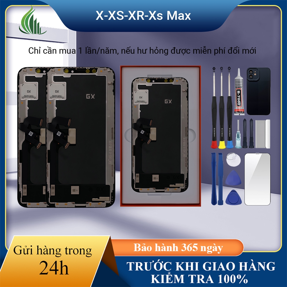 จอ GX ของแท้เข้ากันได้กับ iPhone X Xs/XR Xs max มาพร้อมชุด