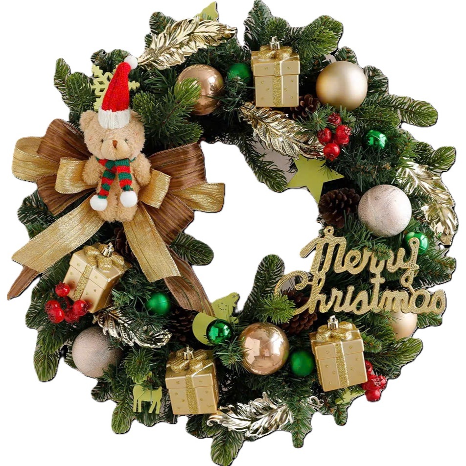 โคมไฟ GIVE - พวงหรีด NOEL 45 ซม. CHRISTMAS DECORATIVE BAY BRACELET SS186