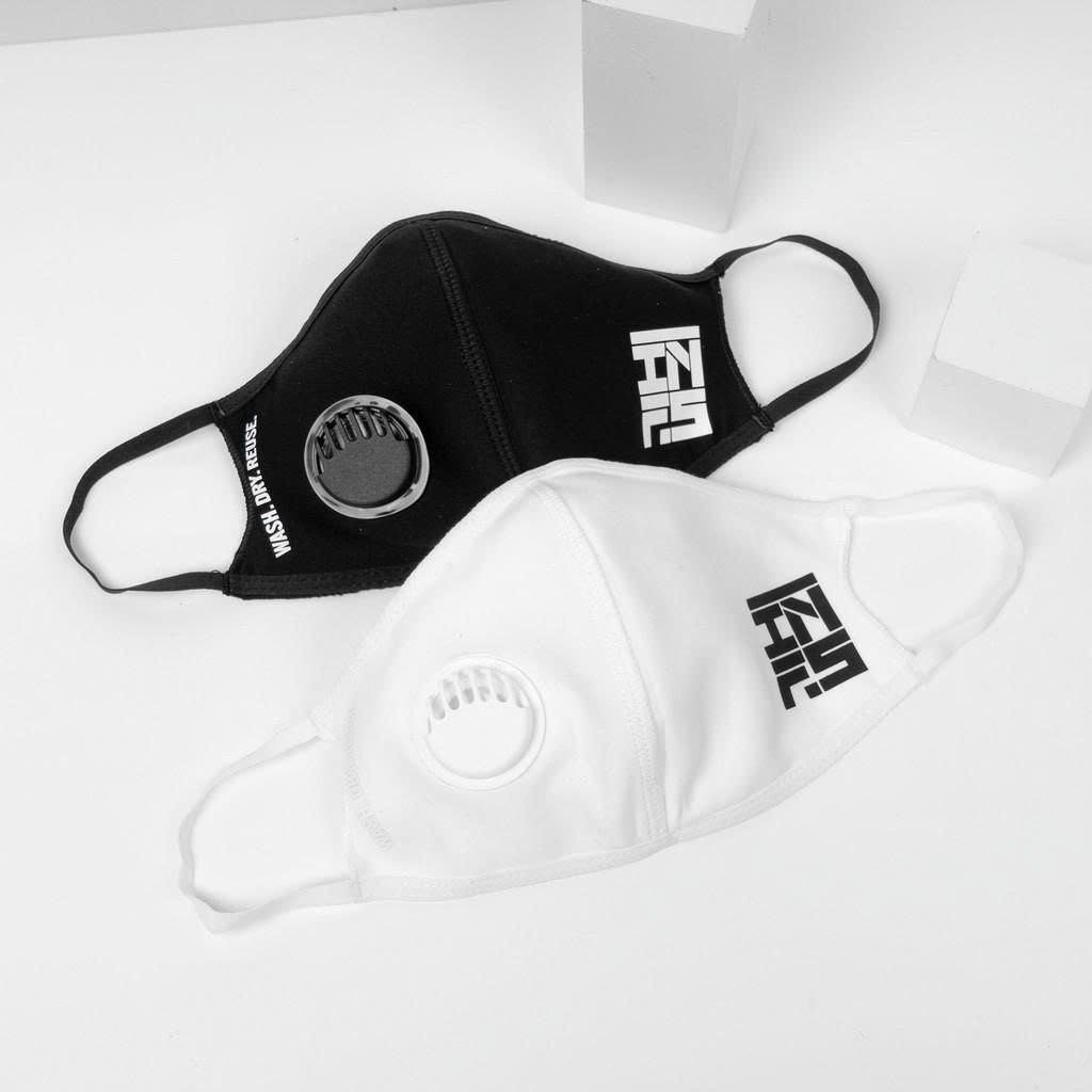 หน้ากากผ้าพร้อมวาล์ว Exhalation 1 ทาง เฉพาะ คุณภาพสูง หายใจง่าย Smooth Anti-Dust Unisex - GOSPORT