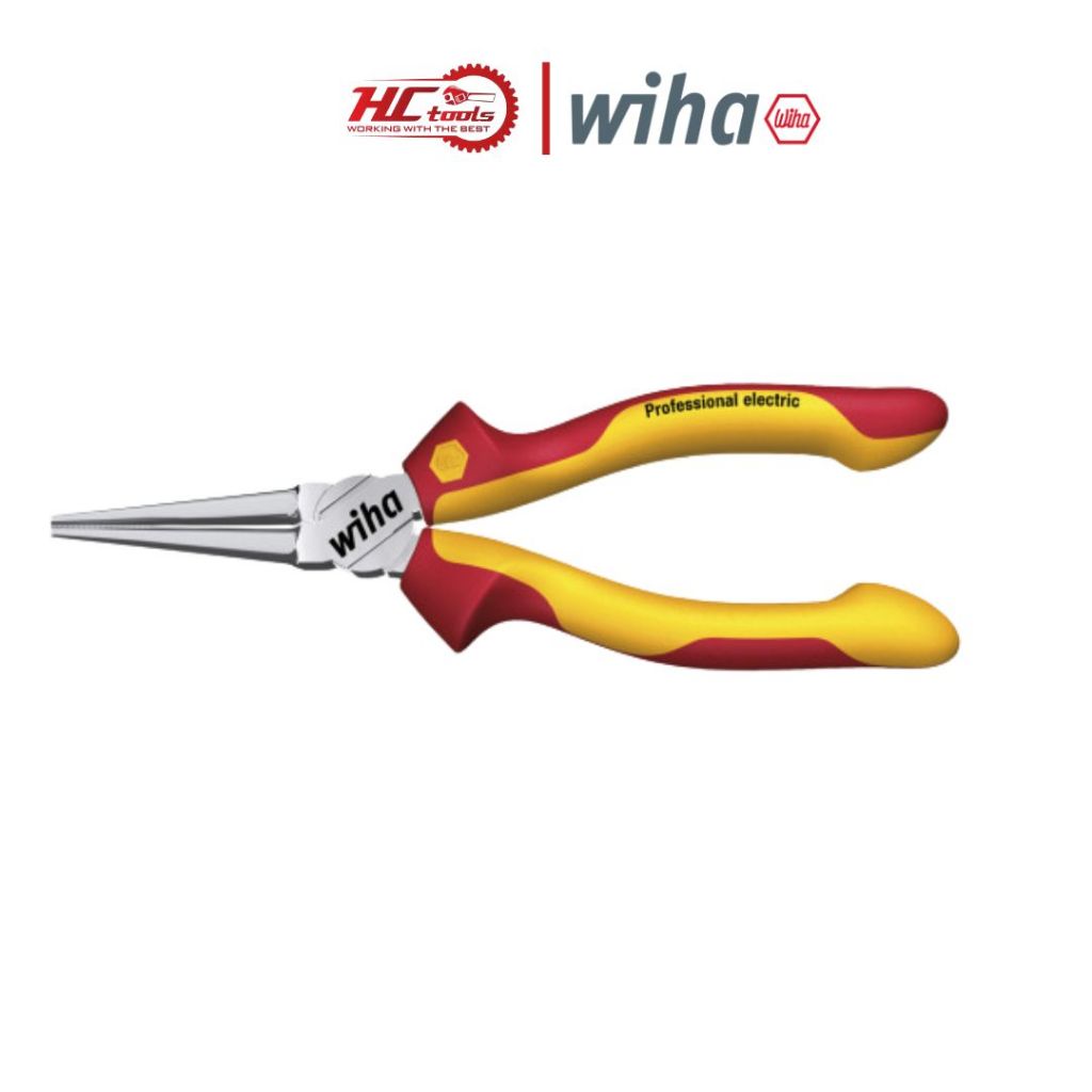 Wiha 26735 1000V 160 มม. คีมปลายแหลมกลมหุ้มฉนวน | เครื่องมือ HC