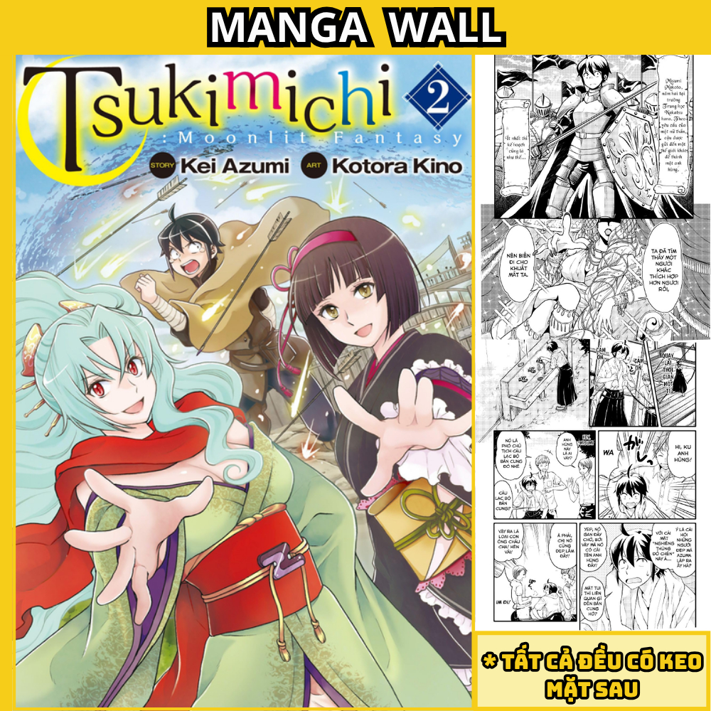 Combo วอลล์เปเปอร์อนิเมะ 100 ชิ้น Tsuki Ga Michibiku Isekai Douchuu ผนังมังงะ ภาพวาดติดผนัง โปสเตอร์