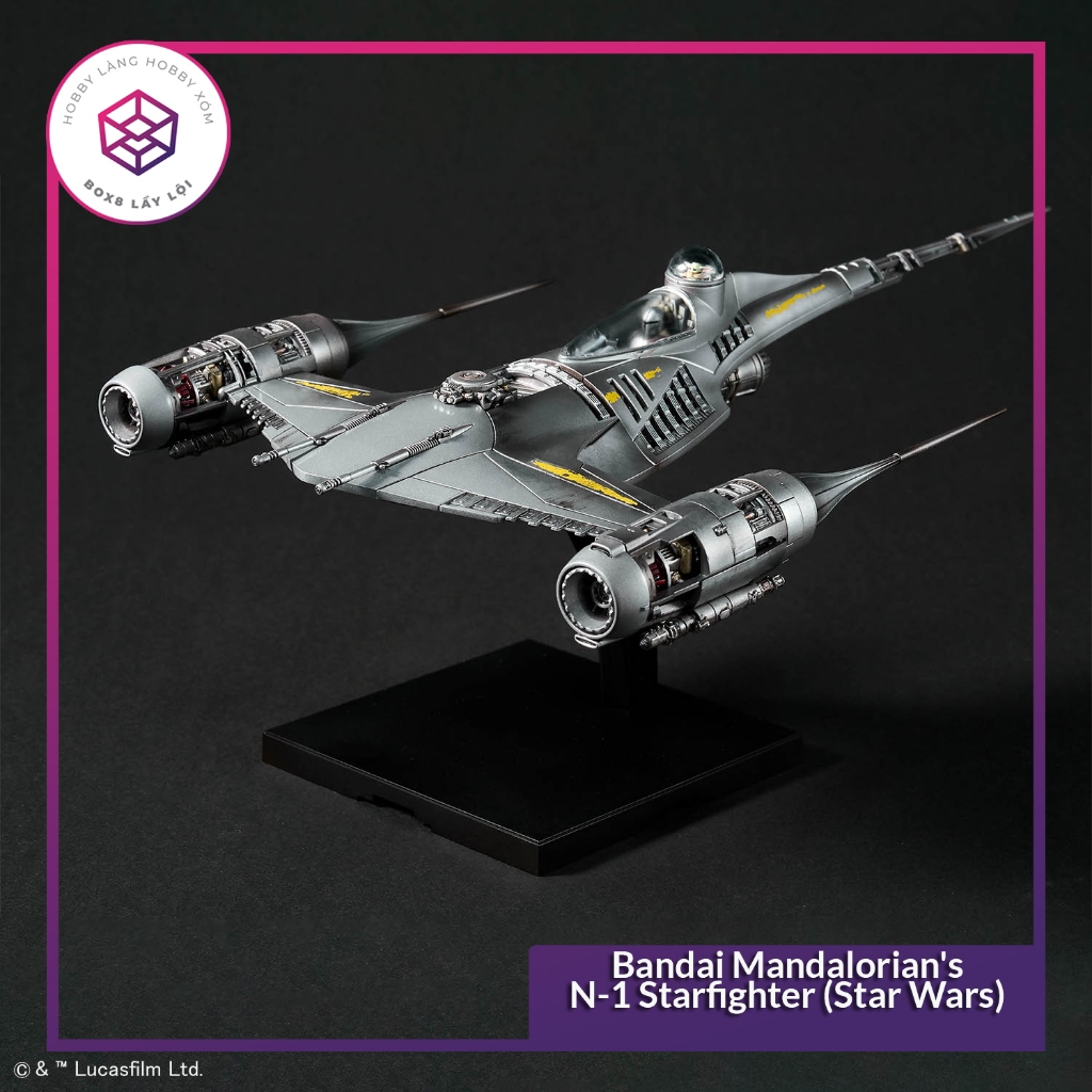 Bandai 1/48 Mandalorians N-1 Starfighter (Star Wars) รุ่น [GDB] [MKB]