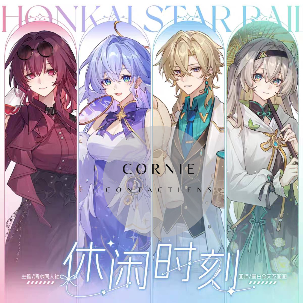 Standee Honkai Star Rail Display รูปปั้น Honkai Kafka Standee ขาตั้งสุดฮอต - คอนแทคเลนส์ Cornie