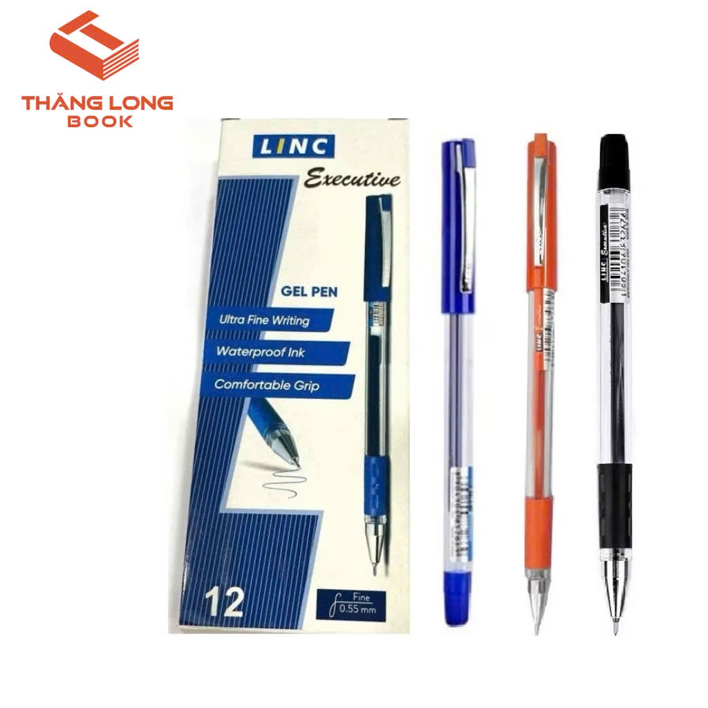 LINC ปากกาเจลผู้บริหารพร้อมฝาปิด