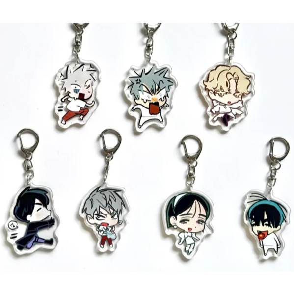 พวงกุญแจอะคริลิค Alien Stage พวงกุญแจสองด้าน Alien Stage – ตัวละคร: Ivan, Luka, Suae, Hyuna, Till, M