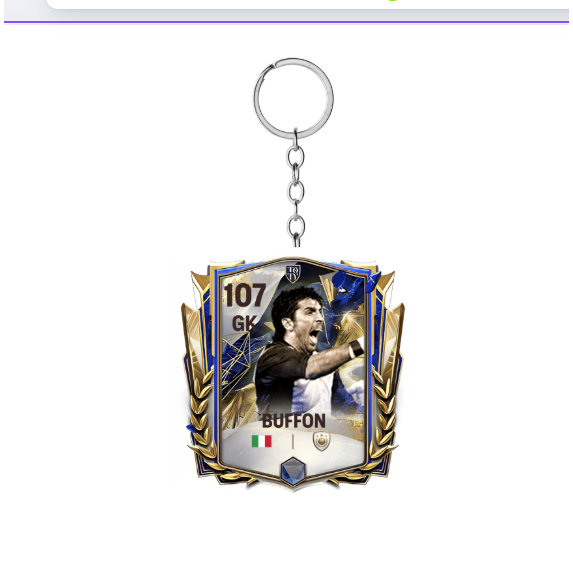 BUFFON F พวงกุญแจการ์ดมือถือ