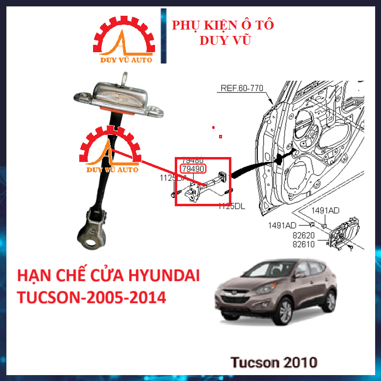 TUCSON 2004-2014 DOOR LIMITED HYUNDAI TUCSON 2004-2014 ประตูจํากัด BAR, TUCSON DOOR HING