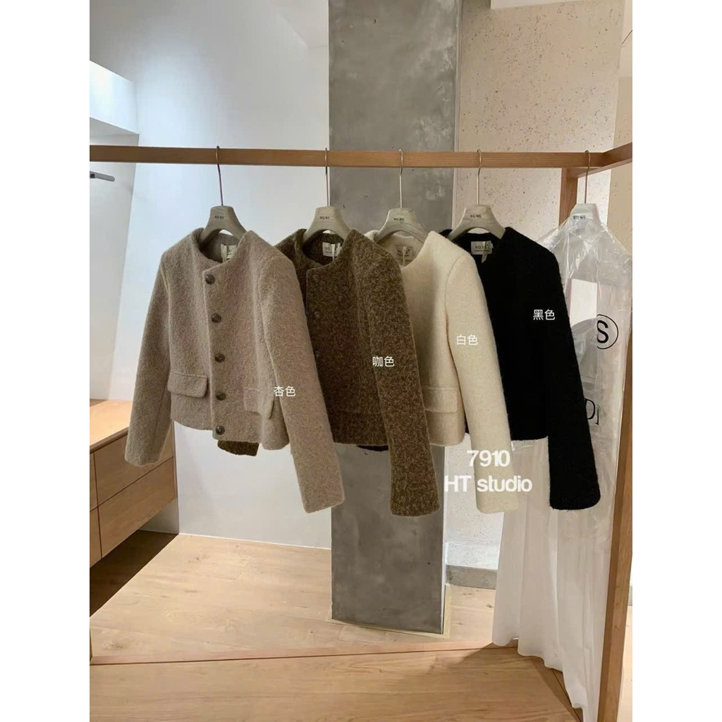 Ssu.Studio// WGWE SIU HOT BRONZE BUTTON DRESS 7910