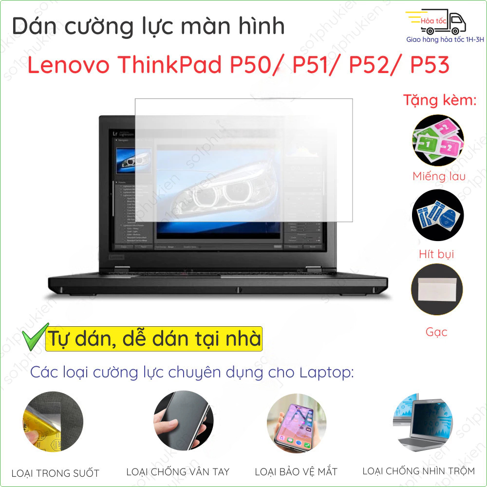 กระจกนิรภัยกันรอยหน้าจอสําหรับ Lenovo ThinkPad P16 P16s P16v P15 Gen 1 2 3 4 P50 P51 P52 P53 P1 nano