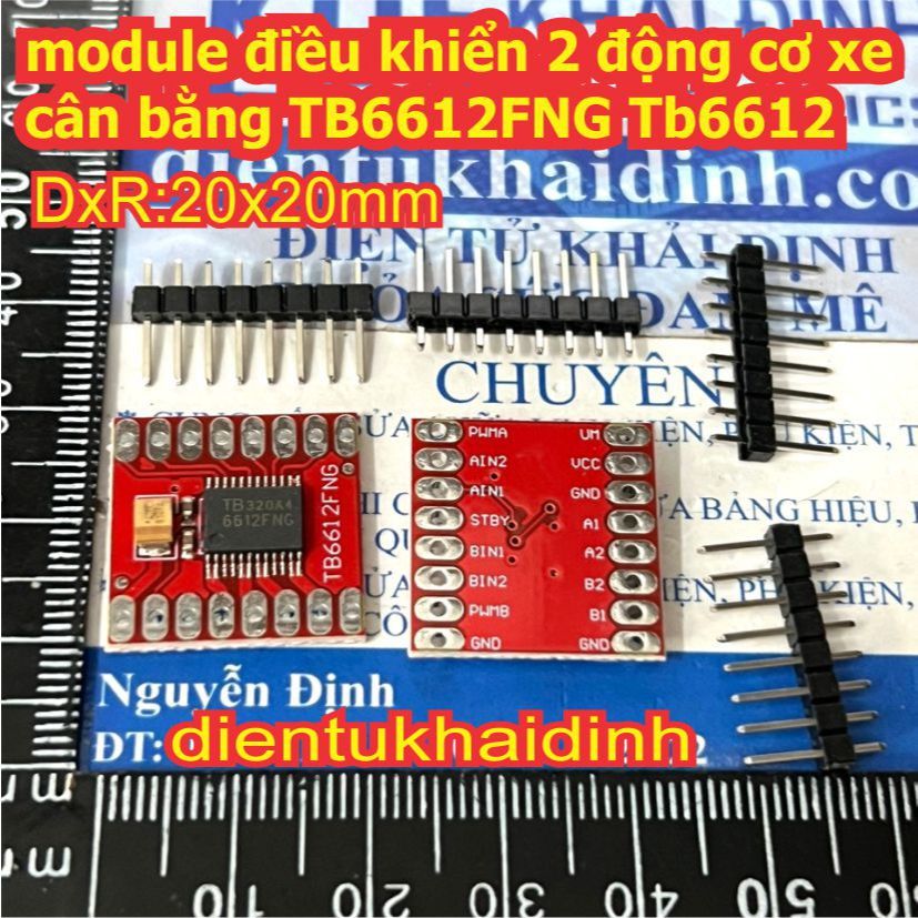 โมดูลควบคุมสําหรับเครื่องยนต์รถยนต์สมดุล 2 เครื่อง TB6612FNG TB6612 6112FNG / DRV8833 kde3114