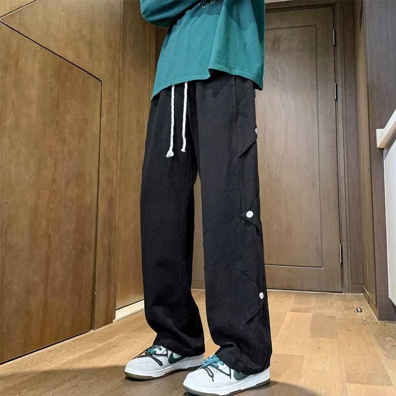 คุณภาพสูง STRETCH SPORTS KAKI JOGGER PANTS GYM EXPORT PRODUCTS ผ้าแท้ กางเกง 6 ปุ่ม ขนาด 28-42 JG02 