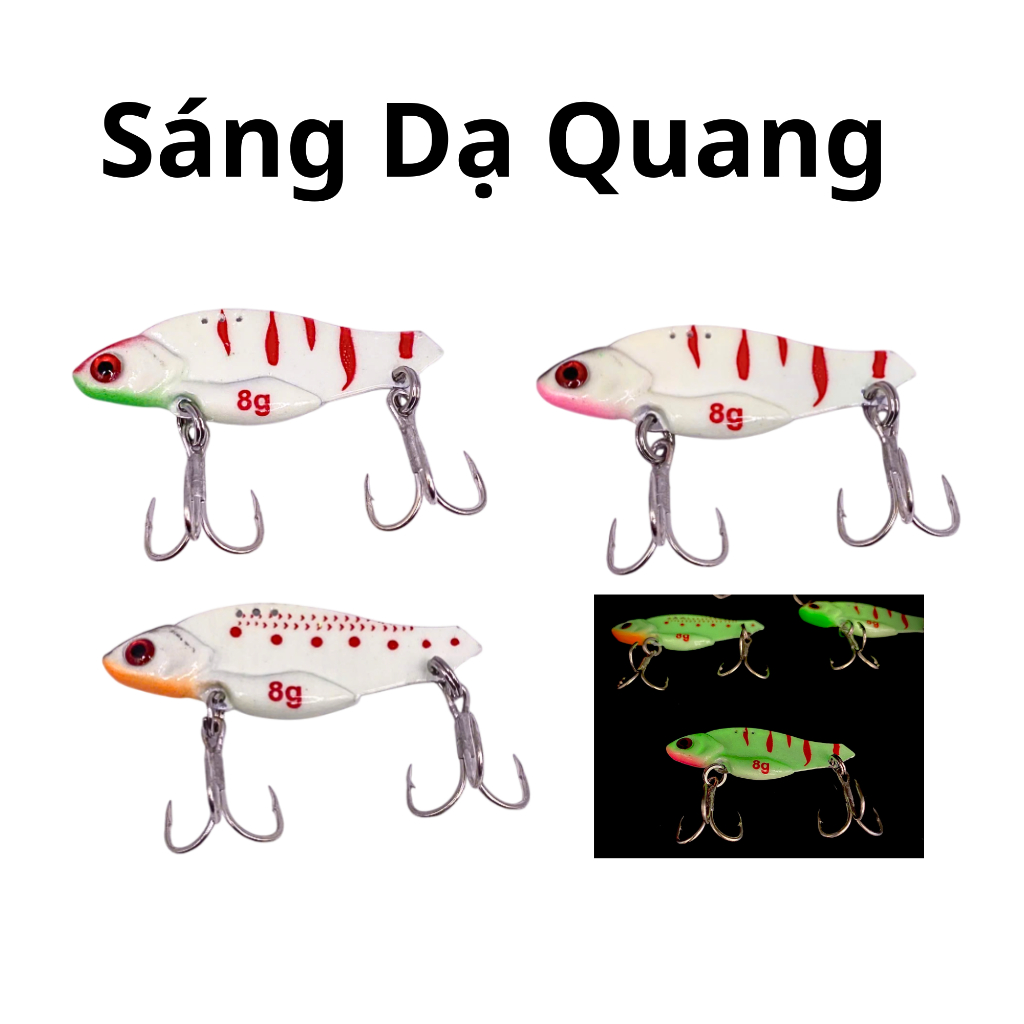 OROCHI ปลาเหล็กเรืองแสง 8g เชี่ยวชาญในการตกปลาสําหรับปลาช่อนและปลากะพง