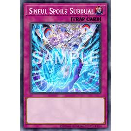 YMS - [การ์ด Yugioh] - [TCG-UK] - MP25-EN362 - Sinful Spoils Subdual - Common 1st Edition