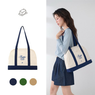 Túi Tote Canvas Nữ Size A4 Dày Form Cứng Nhiều Ngăn Đi Học Đi Làm – Túi Vải Đựng Laptop 13–14 inch BISCOTI Butter Club