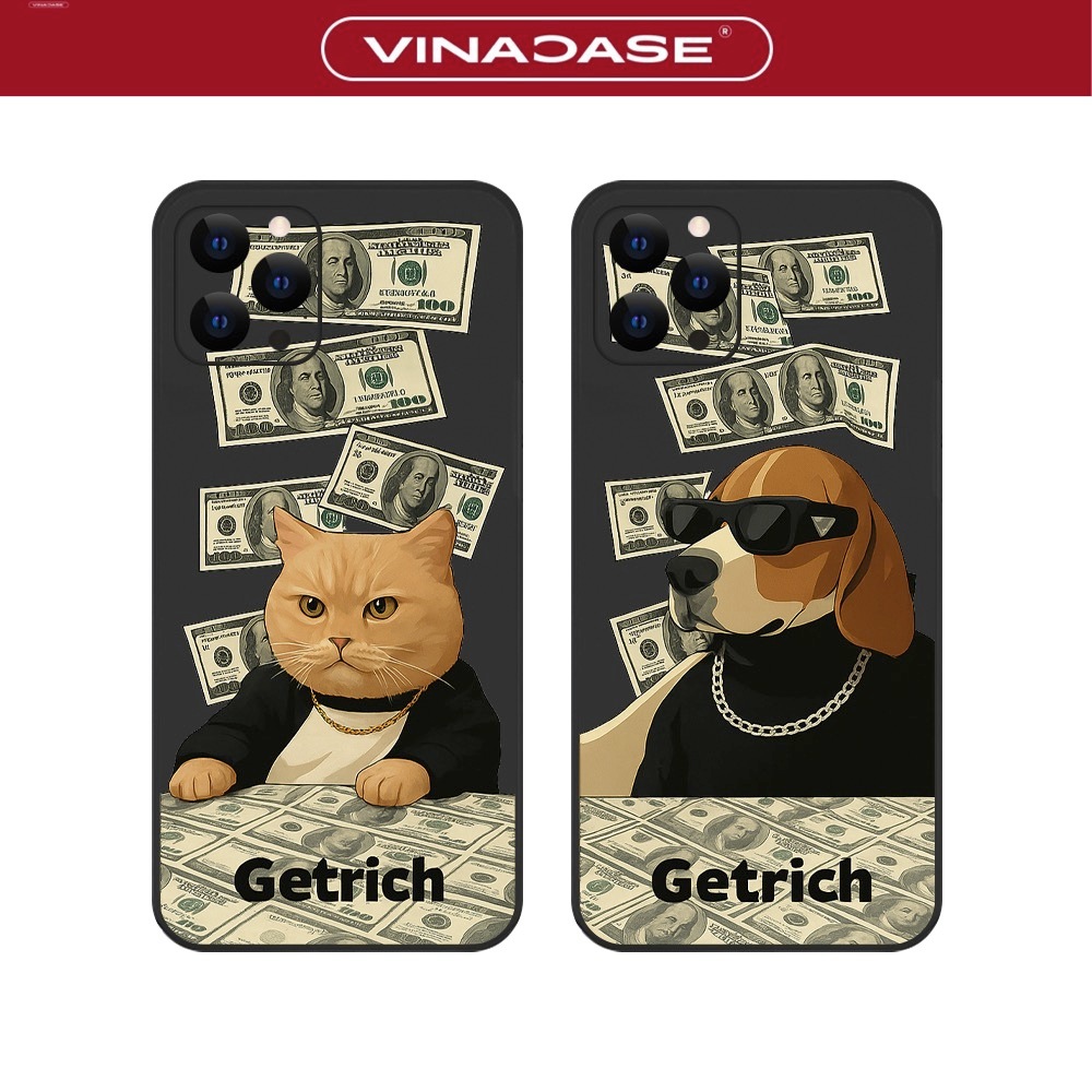 เคส IPhone 17 Pro Max/14 Pro Max/15 Pro Max/16 Pro Max...Dollar Square Edge TPU