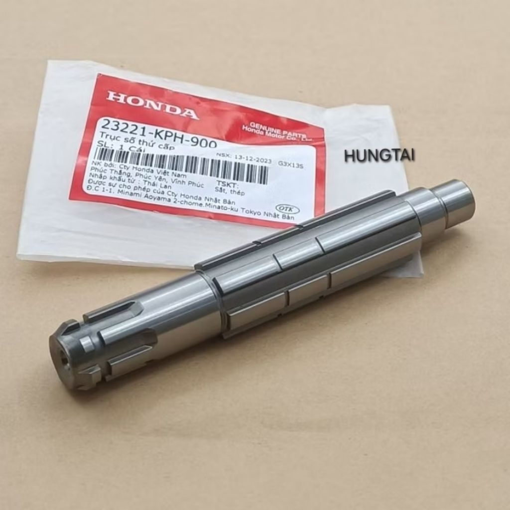 แกนเกียร์ สเตอร์รถบรรทุก สําหรับ FUTURE NEO, FAT, LED, WAVE 125... เดิม 23221-KPH-900