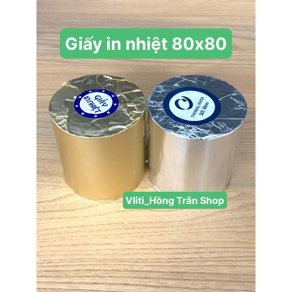 ม้วนกระดาษพิมพ์บิลความร้อน K80 (80x80) – สําหรับเครื่องพิมพ์ใบเสร็จ POS