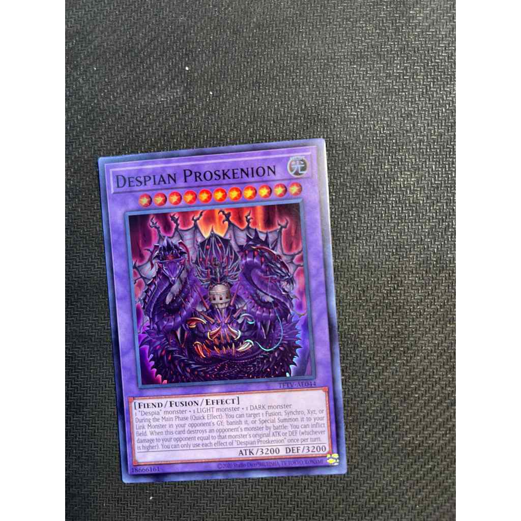 การ์ด Yugioh ของแท้ Despian Proskenion TFTV-AE044