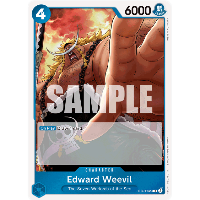 [การ์ดวันพีซ] EB01-03 | ร | CHARACTER Edward Weevil