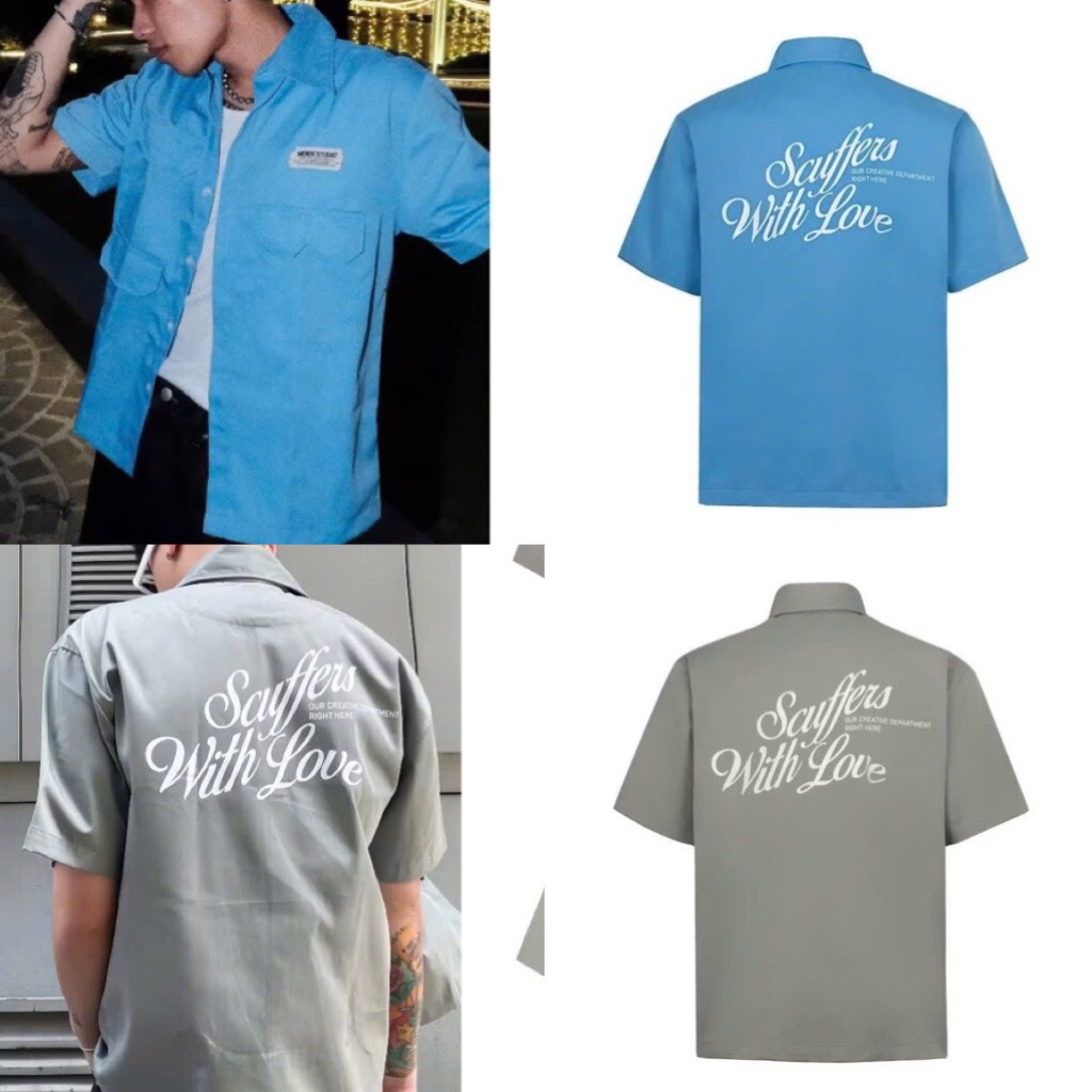 เสื้อเชิ้ต Mende สําหรับผู้ชายสไตล์วัยรุ่น Local Brand Vietnam