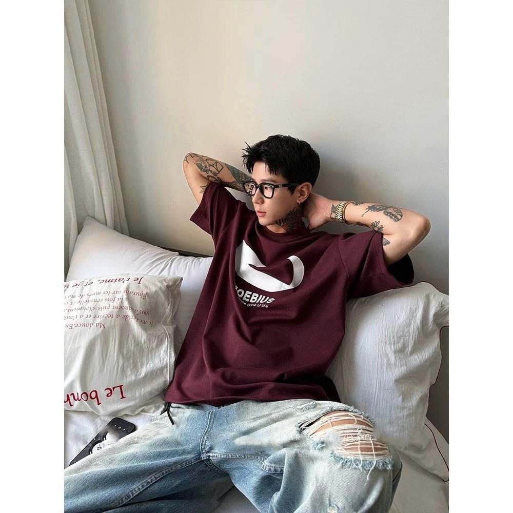 เสื้อยืดคอกลม Stee MOEBIUS Localbrand ICCVNI ผ้าฝ้าย Unisex