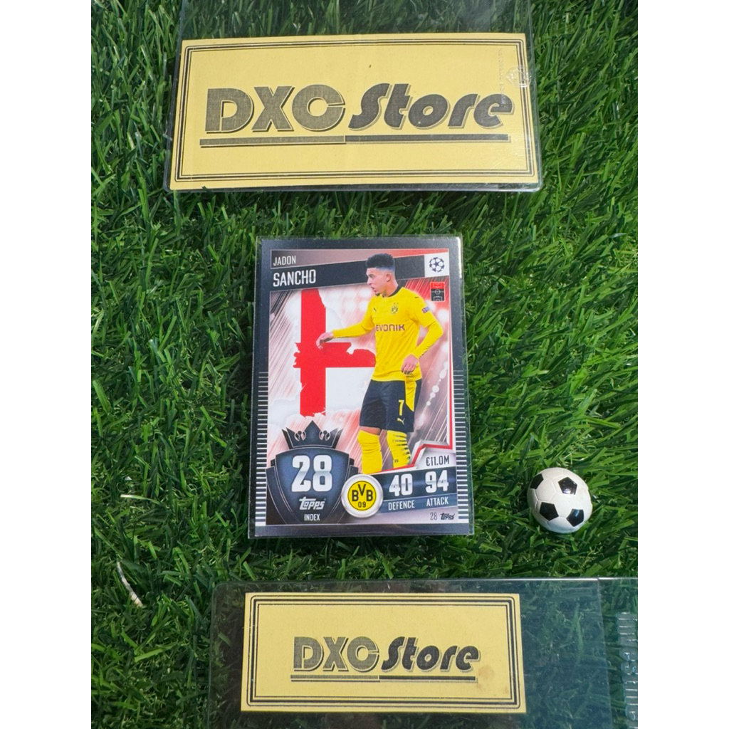 [ ของแท้ ] - TOPPS MATCH ATTAX 101 2021 - JADON SANCHO (BORUSIA DORTMUND)