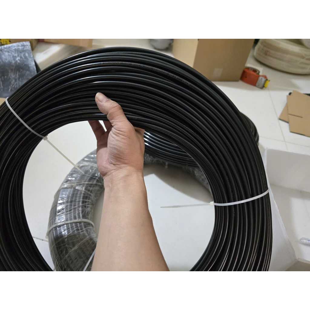 ท่อไนลอน PA6 (สีดํา) ท่อน้ํามัน PA6 ทนแรงดันสูง น้ํามันหล่อลื่นอุณหภูมิสูง