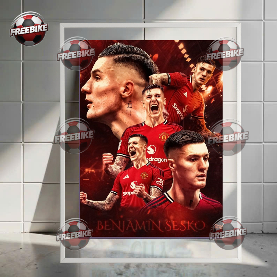 โปสเตอร์ BENJAMIN SESKO พร้อมกรอบแก้วคริสตัลคุณภาพสูง