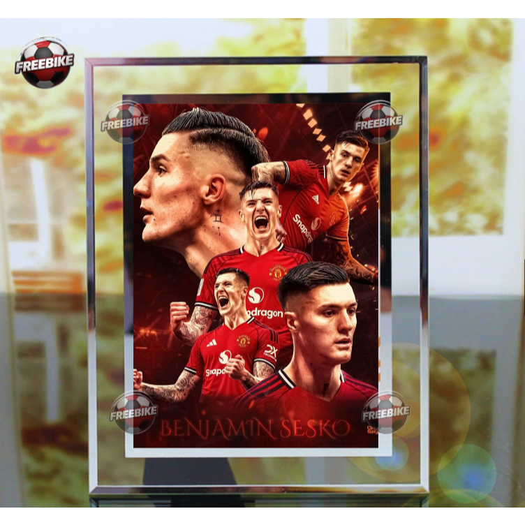 กรอบโปสเตอร์ BENJAMIN SESKO พร้อมกระจกคริสตัลคุณภาพสูง