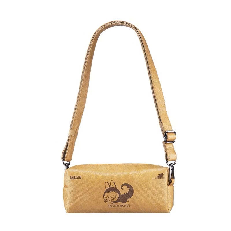 [ของแท้] Zimomo Dupont paper shoulder bag labubu the monsters Crossbody bag Fashion items - labu bag