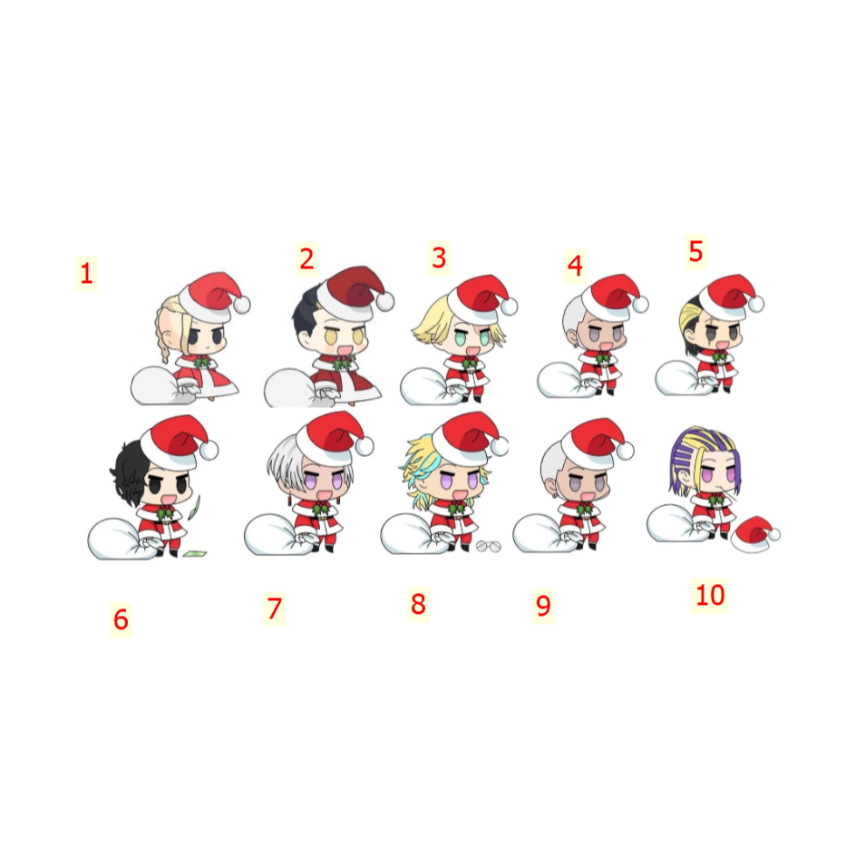 Seishu, Kokonoi, Ran, Rindou และพวงกุญแจ Izana