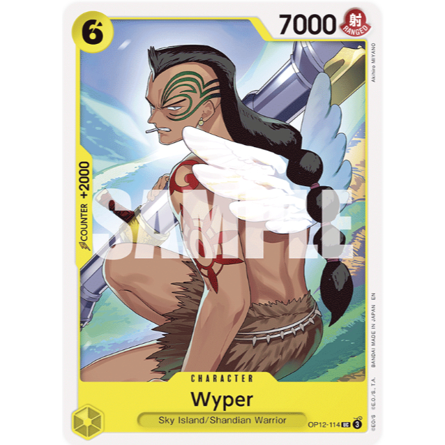 [การ์ดวันพีซ] OP12-114 | UC UC | CHARACTER Wyper