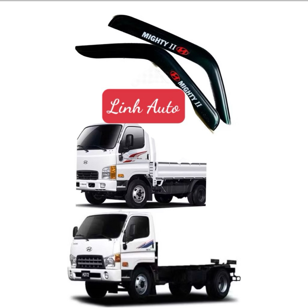 ผ้าคลุมกันฝนรถบรรทุก Hyundai Mighty (N250, HD75S, HD110S, HD120,HD65,HD72,HD78,HD99) (ราคา 1 คู่)