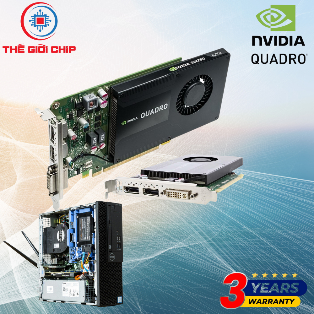 การ์ดจอ (VGA) Quadro K2200, NVS510 รุ่น 4Gb Dr5 /128bit เฉพาะสําหรับการออกแบบ 3D/I กราฟิกเหมือนใหม่ 