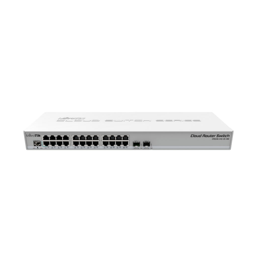 Mikrotik CRS326-24G-2S+RM Cloud Router Switch 326-24G-2S+RM
