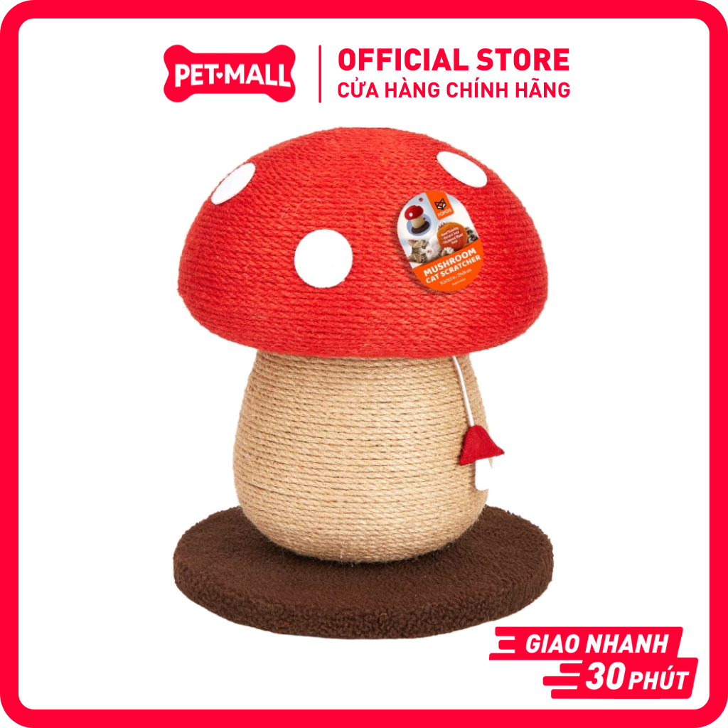 FOFOS Sonice Mushroom Scratcher ขนาด 34 x 29 ซม. Petmall
