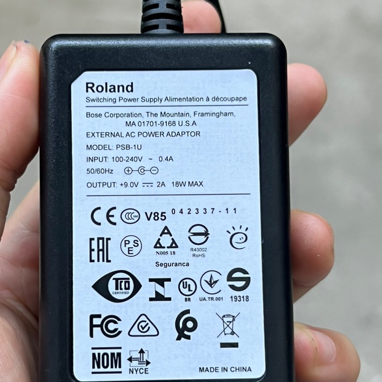 สายไฟสําหรับคีย์บอร์ดกีตาร์เปียโน TD-8 TD-9 TD-11 TD-15 PSB-1U