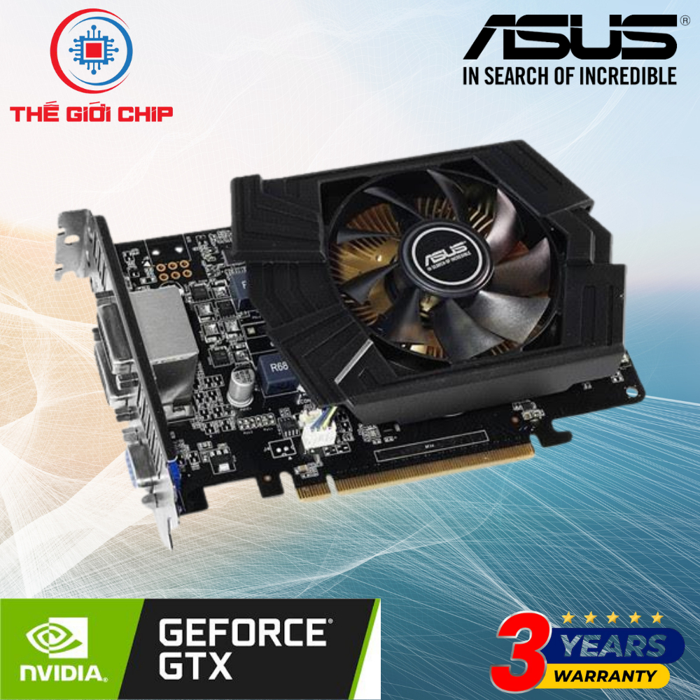 การ์ดวีดีโอ (VGA) ASUS GTX750TI 2GB DDR5 - 1 FAN I like new Box 36 เดือนโดยซัพพลายเออร์